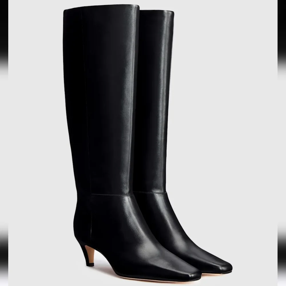 Reformation Remy Knee High Kitten Heel Boot